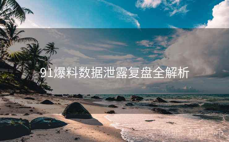 91爆料数据泄露复盘全解析