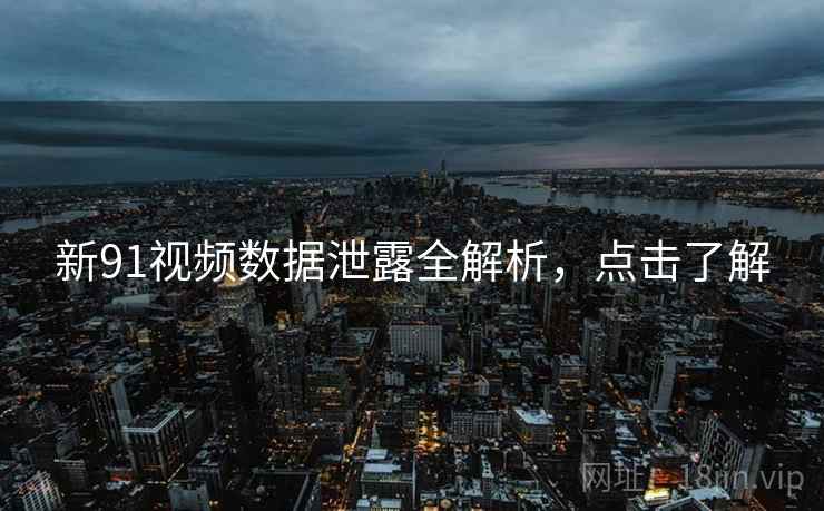 新91视频数据泄露全解析，点击了解