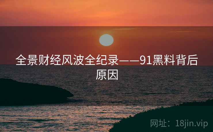 全景财经风波全纪录——91黑料背后原因