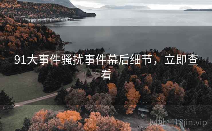 91大事件骚扰事件幕后细节，立即查看