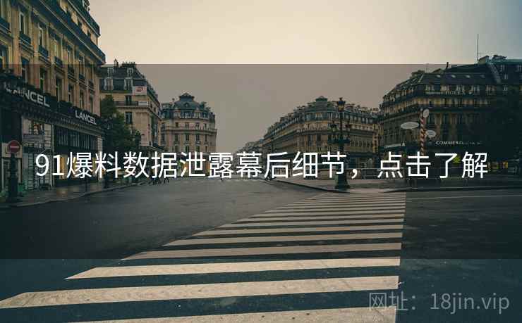 91爆料数据泄露幕后细节，点击了解