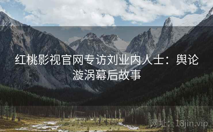 红桃影视官网专访刘业内人士：舆论漩涡幕后故事